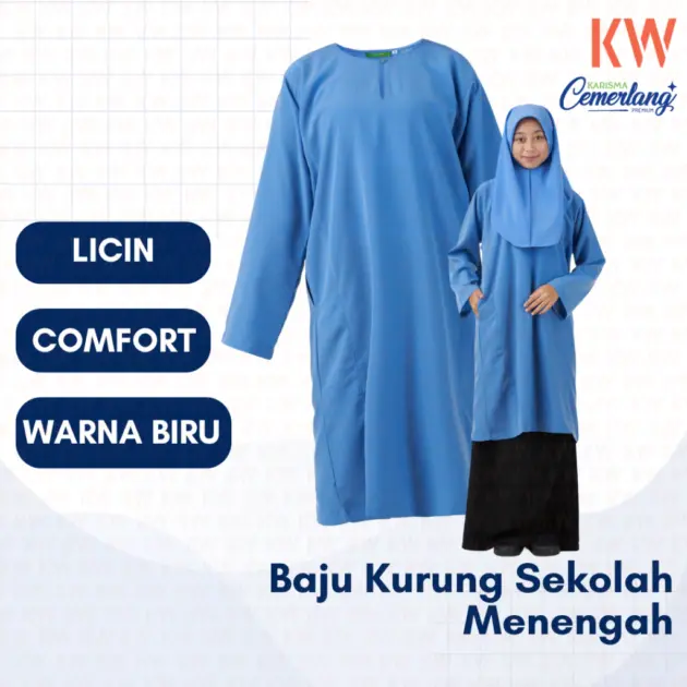 Baju Kurung Biru 30/42