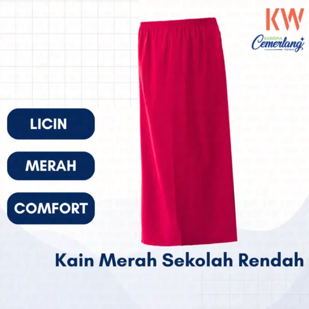 Kain Merah Sekolah Rendah 28/46
