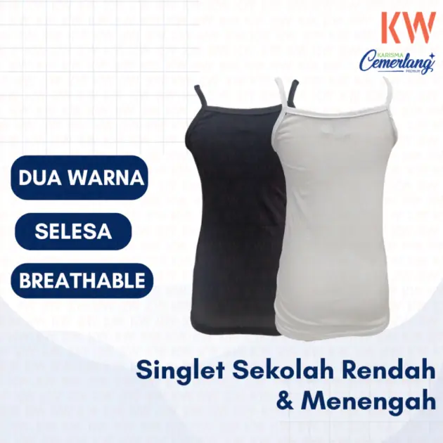 Singlet Adjustable Putih S/2XL